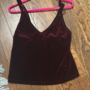 Burgundy brandy Melville Tank Top